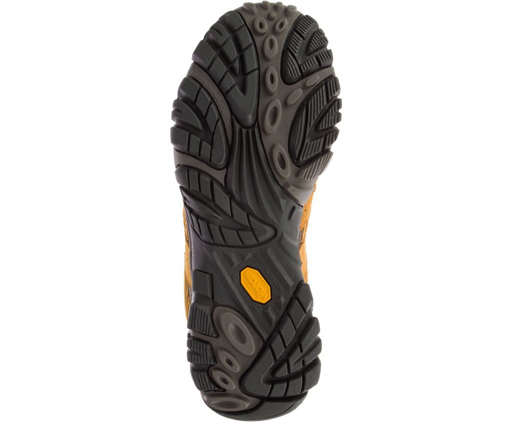 Buty Trekkingowe Merrell Męskie Brązowe/Czarne - Moab 2 Ventilator - 752180-WSO